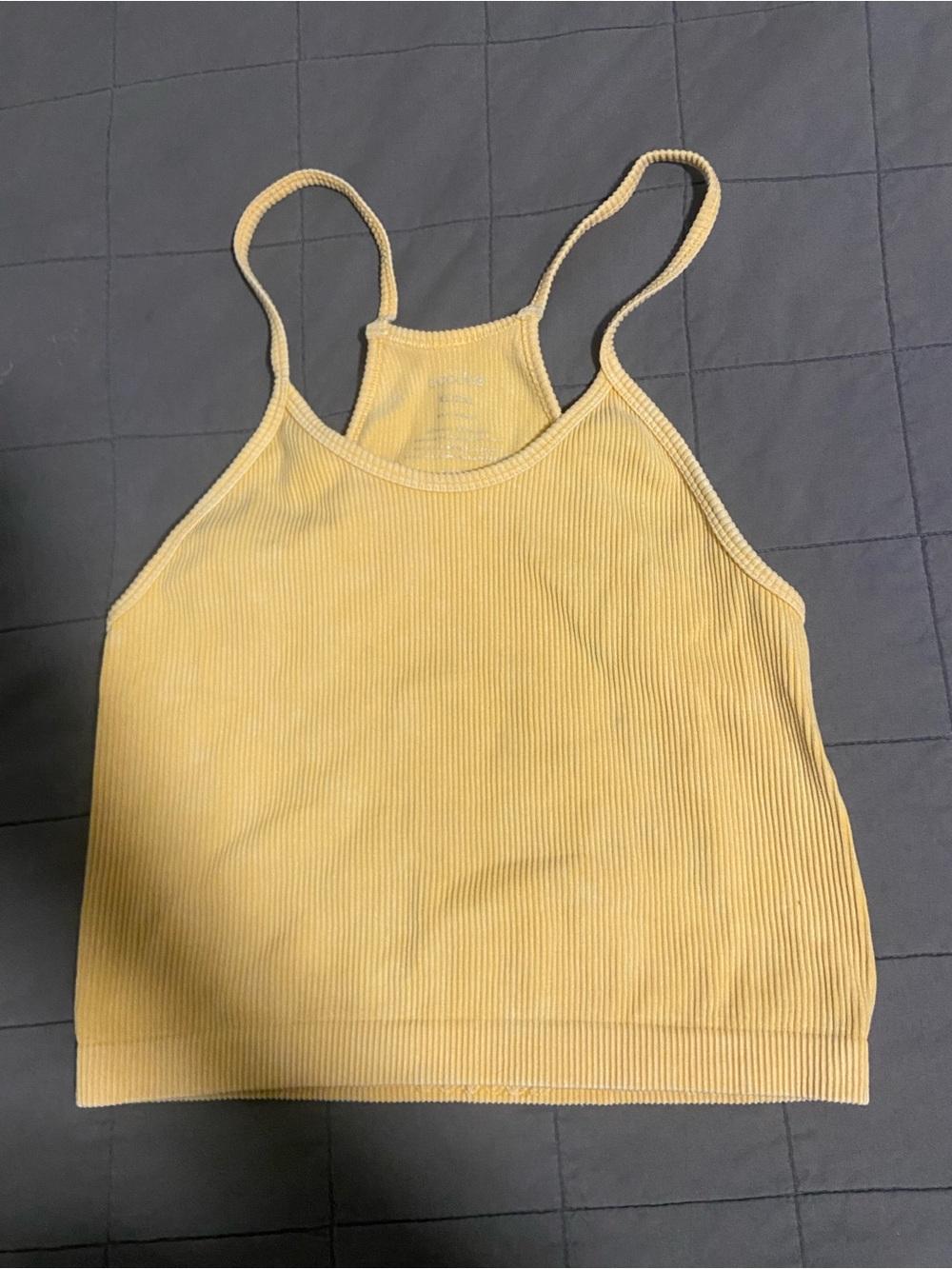 Ododos XL yellow crop top